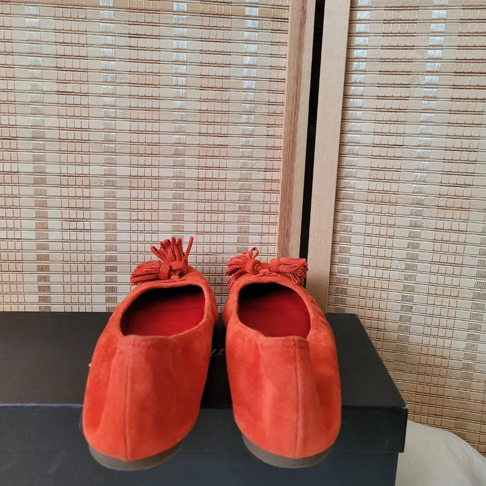 J.CREW Suede Flats with Tassel Detail - Picture 4 of 5